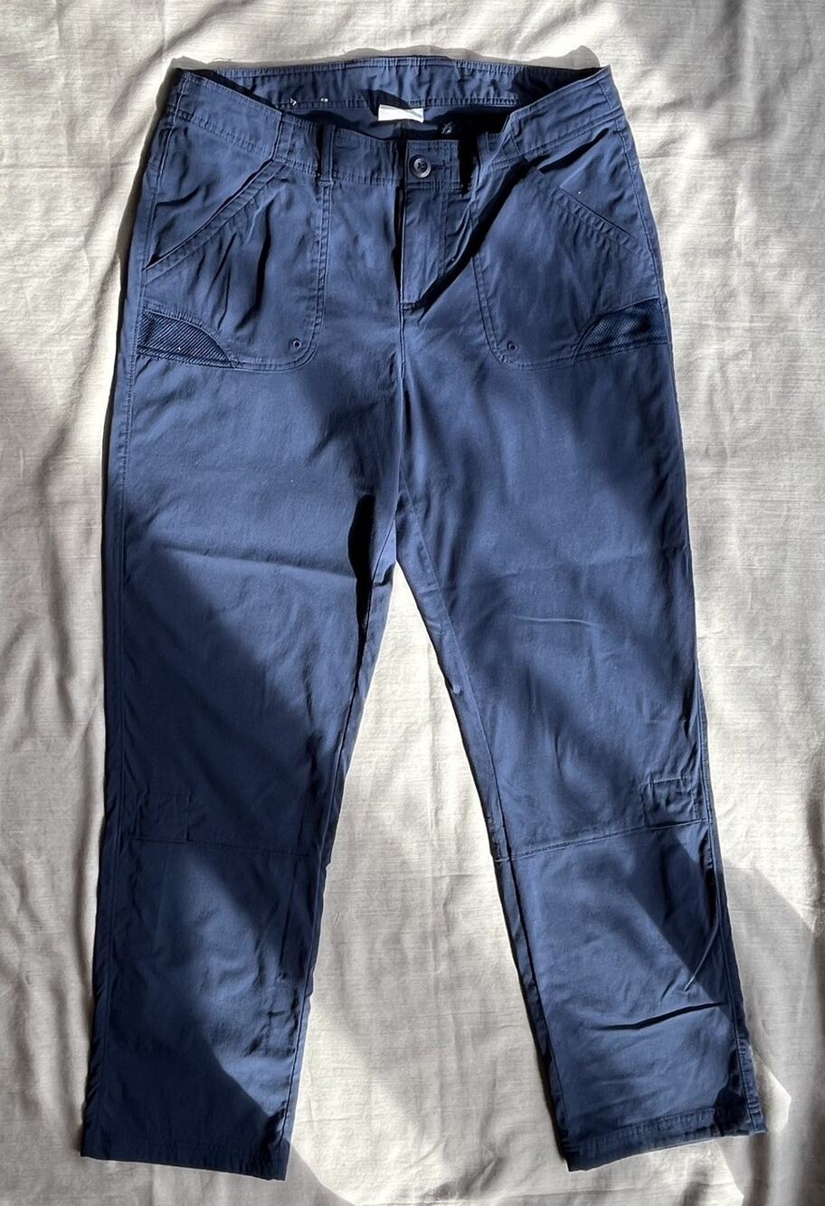 Columbia PFG Women’s 10 Navy Fishing Pants 30L Lightweight Hiking Outdoor